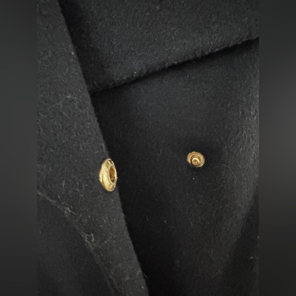 Cole Haan Women's Signature Wool Blend Wrap Coat Black Size 12 - Picture 14 of 16